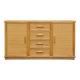 French vintage rattan sideboard 1970