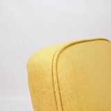 Modern yellow velvet armchair by Chierowski 366