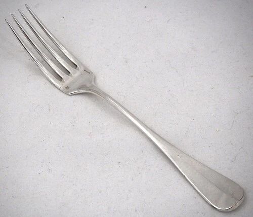 Christofle Baguette marine silver-plated cutlery, 16 dessert forks.