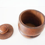 Old wooden tobacco box