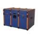 Blue vintage trunk