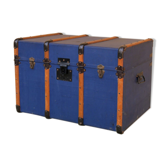 Blue vintage trunk