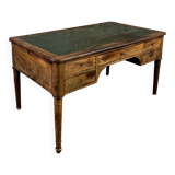 Flat mahogany desk Louis Philippe XIX century