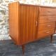 Scandinavian chest of drawers with 4 drawers and storage, circa 60's