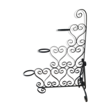 Gate wrought iron plants