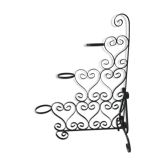 Gate wrought iron plants