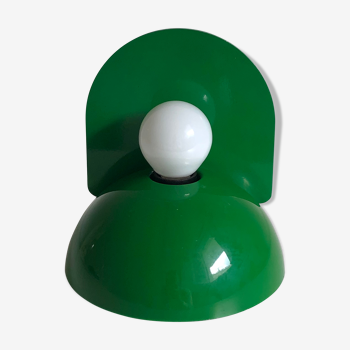 Green Buco sconce by Claudio Dini edited by Artemide, 1974