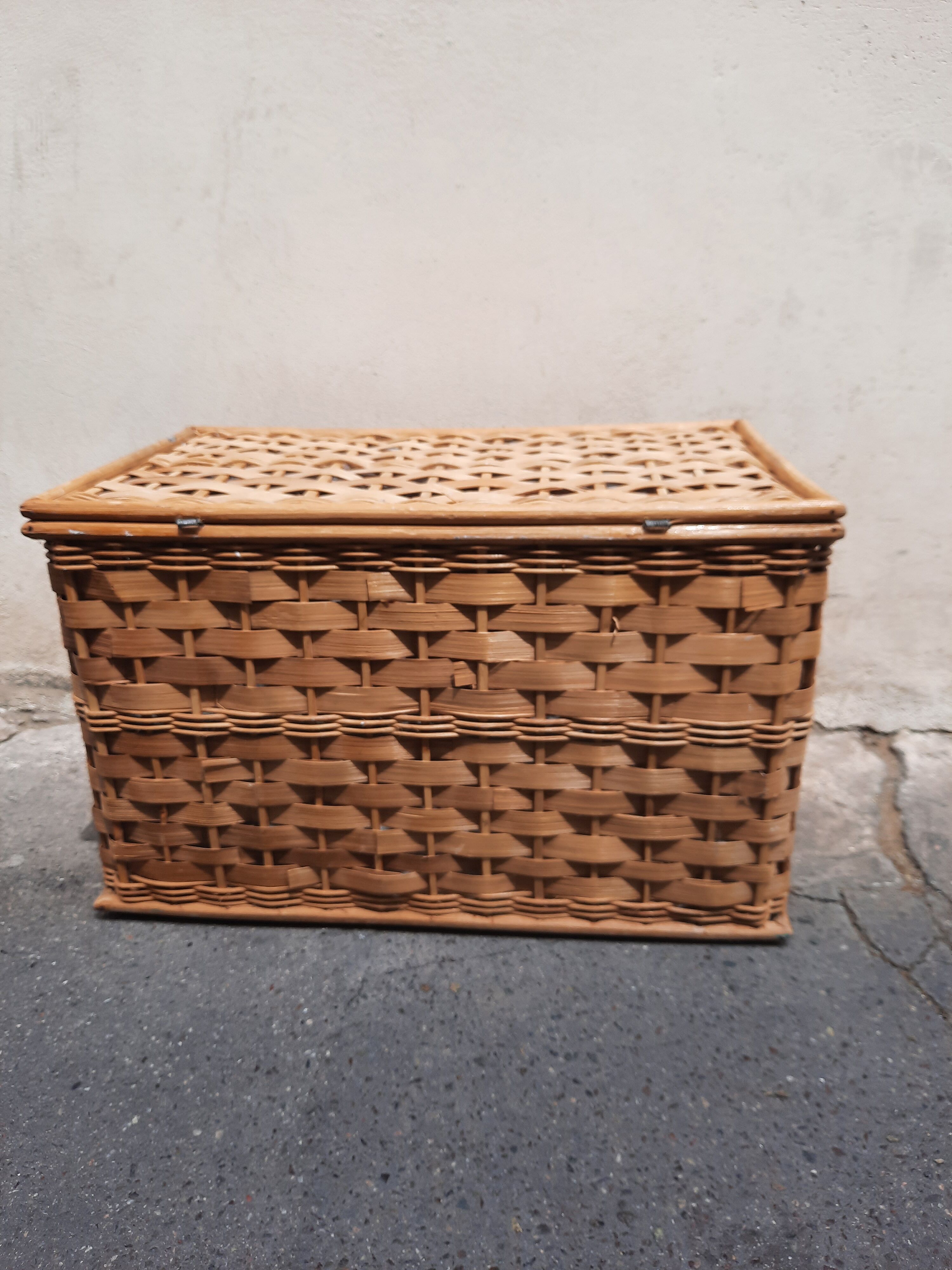 Rattan chest