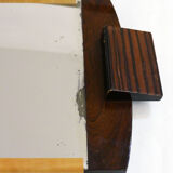 Plateau miroir art déco bicolore