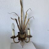 Paire applique décor gerbe de blé