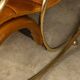 Mid 20thc british made pair of leather rocking chairs c.1950