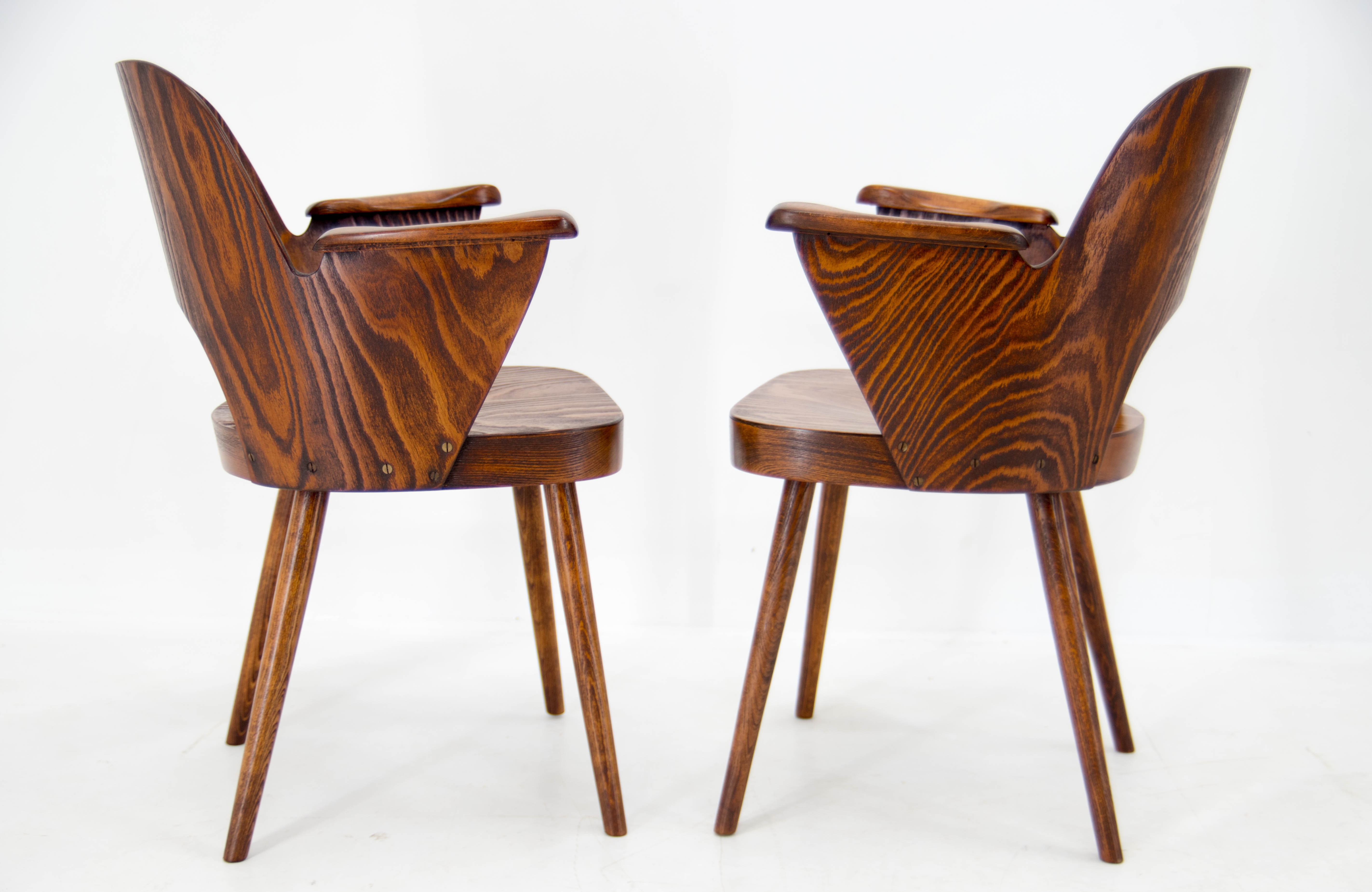 Set of Two Armchairs by Oswald Haerdtl, 1950s
