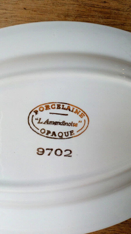 2 porcelain raviers L'amandinoise