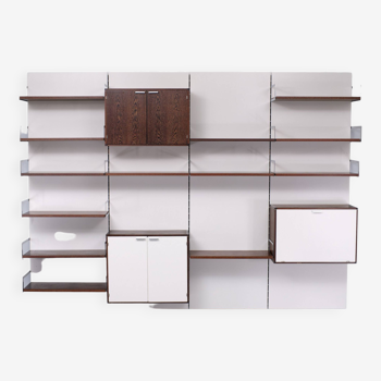 Large Pastoe Wall Unit ''Japan Series '' Cees Braakman 1958 Holland