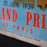 1939 National Lottery Poster "Grand Prix"