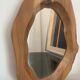 Miroir bois 1960 forme libre