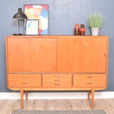 Danish teak sideboard cabinet 1960s