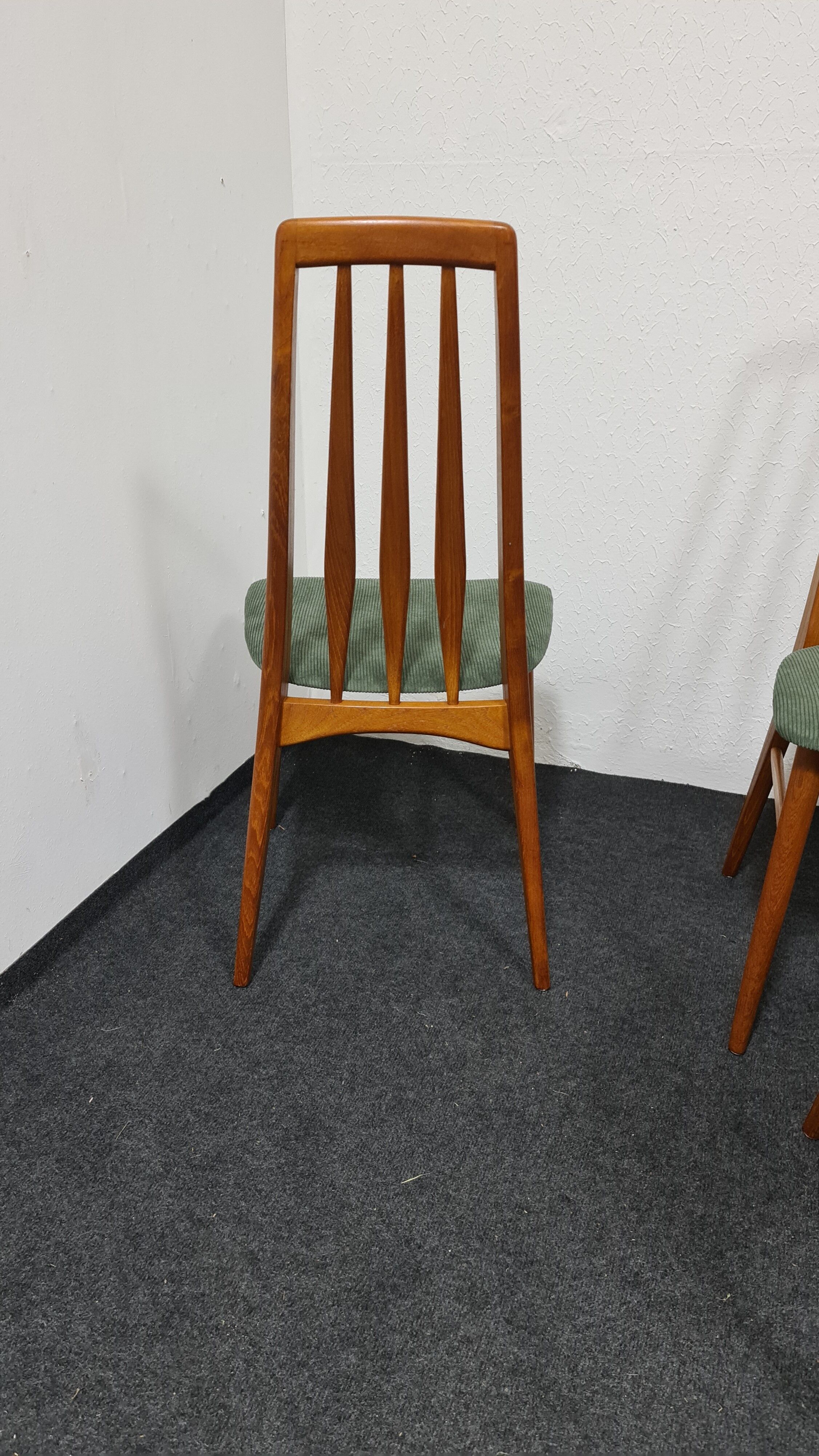 Ensemble vintage de chaises à manger en teck par Niels Koefoed pour Koefoed Hornslet
