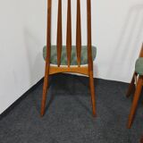 Ensemble vintage de chaises à manger en teck par Niels Koefoed pour Koefoed Hornslet
