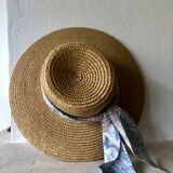 Decorative straw hat
