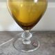 Vintage Bohemian Crystal Pitcher Jug Vcelnicka Orange Smoke