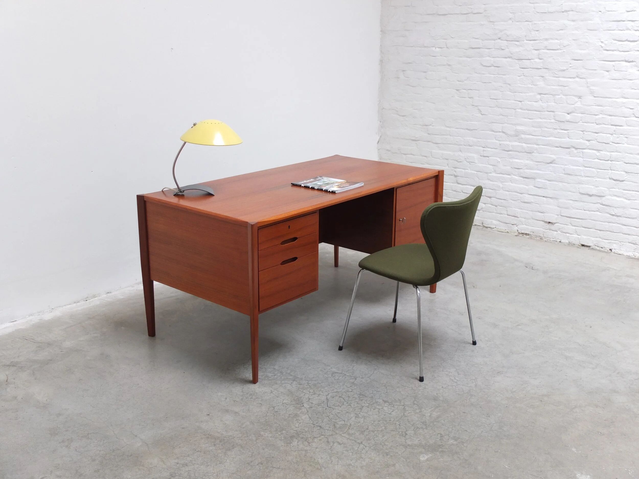 Freestanding desk with Bookshelf by Wilhelm Renz, 1960s