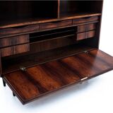 Rosewood shelf designed by Omann Jun, Denmark, 1960s. After renovation.