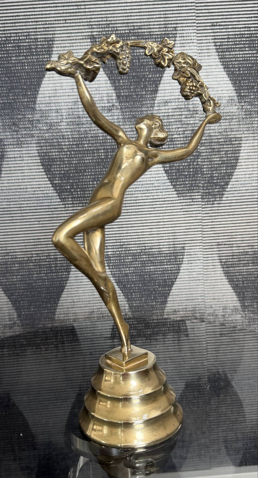 Ballerina Style Art Deco in Brass / Bronze 29cm (1920s)