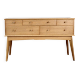 Midcentury Alfred Cox Sideboard Dresser In Walnut Modern Danish Style Vinta