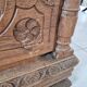 Antique carved oak chest