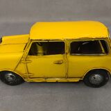 Maquette reproduction voiture ancienne mini cooper métal étain collection