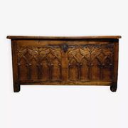 Rustic Neo-Gothic Chest, Mid-18th Century