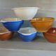 6 antique ear bowls Émile Henry