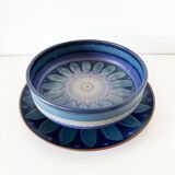 German ceramic dishes KMK viola 1960s