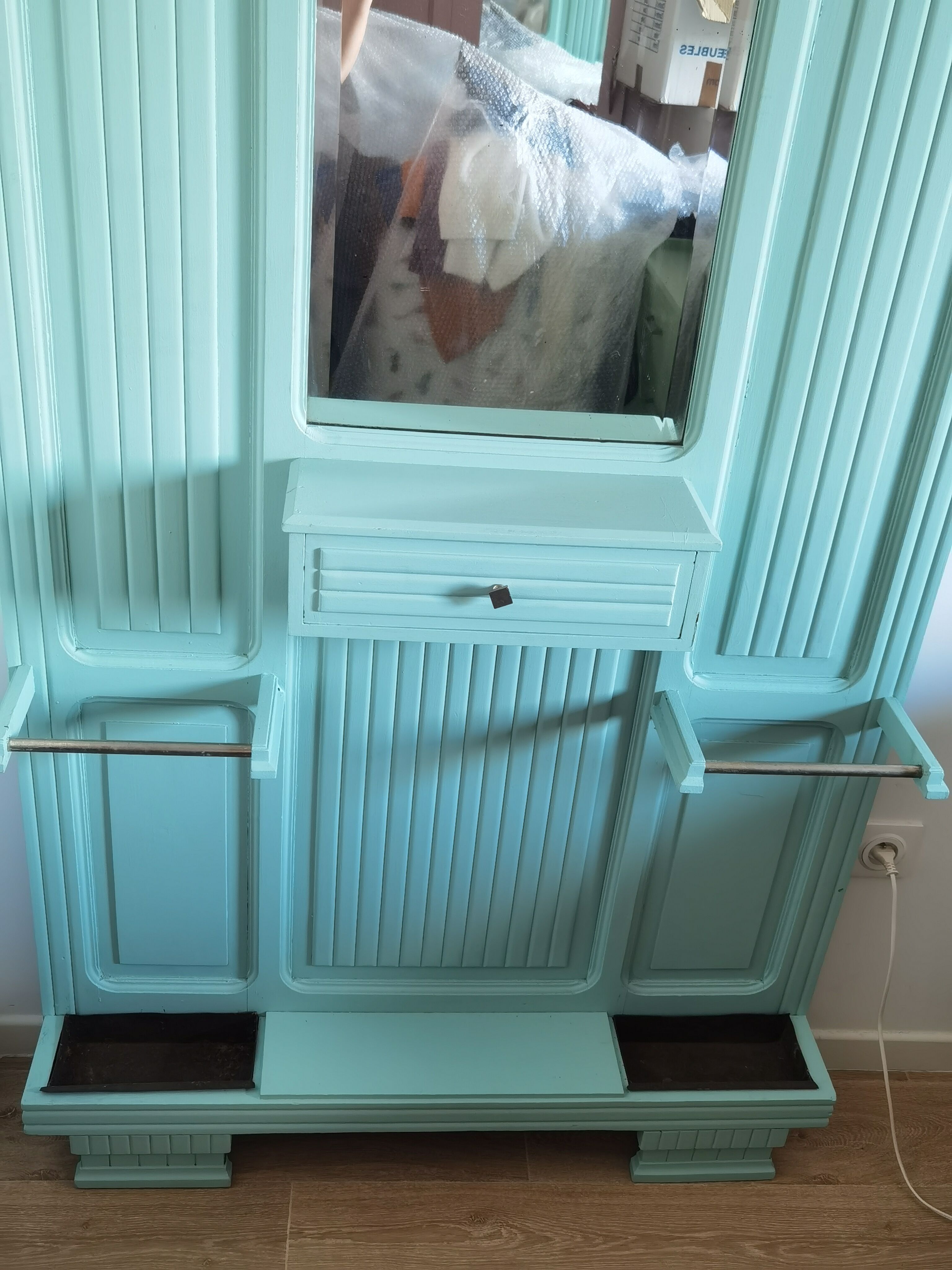 Coat rack art deco cloakroom