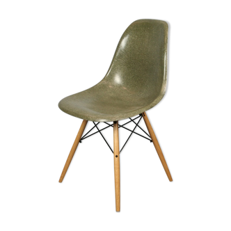 Chaise dsw vert forest  Eames Herman Miller vintage