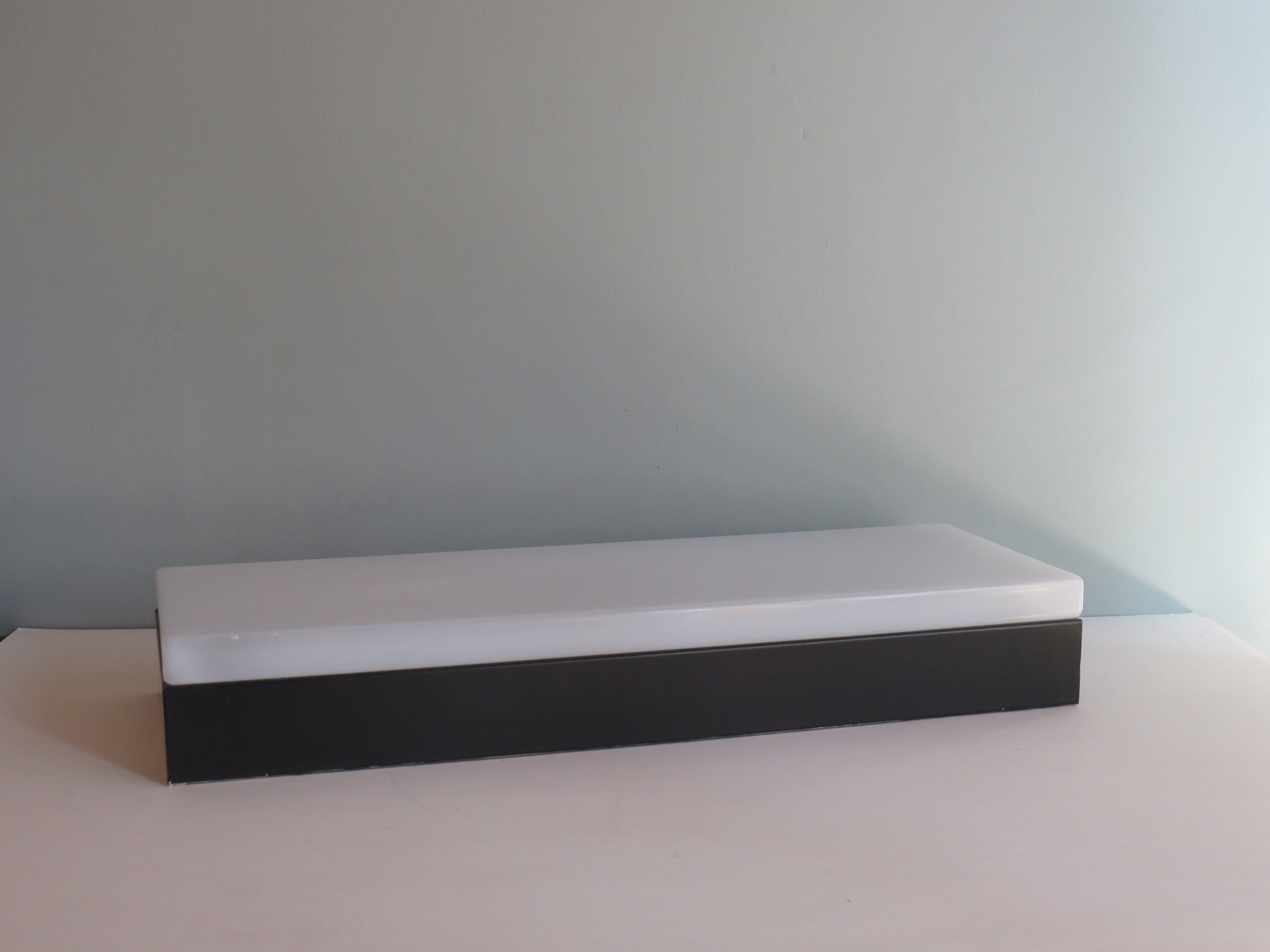 Rectangular ceiling or wall light by Van Haute Belgique, 1960s