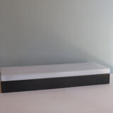 Rectangular ceiling or wall light by Van Haute Belgique, 1960s