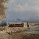 Tableau ancien d'émile godchaux