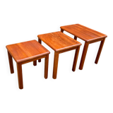 Mid-century teak nesting tables by Salling Stolefabrik, Denmark, 1960s