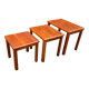 Tables gigognes en teck du milieu du siècle par Salling Stolefabrik, Danemark, années 1960