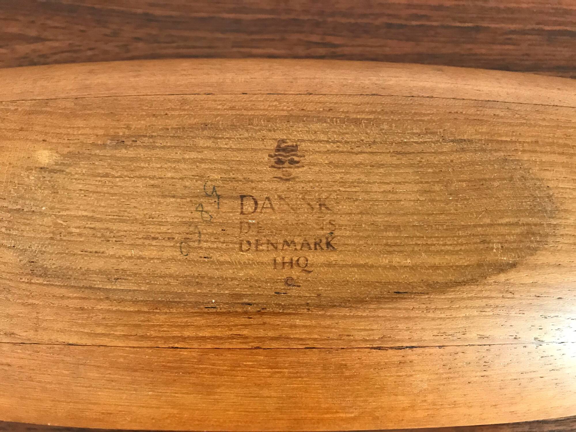 Scandinavian teak dish by Jens Quistgaard for Dansk design vintage 60s