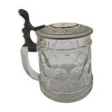 Bavarian beer chop glass and etain