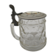 Chope à bière bavaroise verre et etain