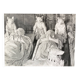 Photo argentique Bernard Darot XXe Tombeau