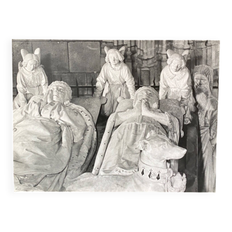 Silver gelatin photograph by Bernard Darot, 20th century, Tomb