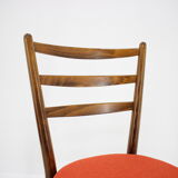 Ensemble de quatre chaises à manger Tchécoslovaquie 1965