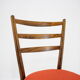 Ensemble de quatre chaises à manger Tchécoslovaquie 1965