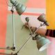 Industrial workshop wall lights
