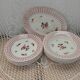 12 plates + 1 Digoin and Sarreguemines dish